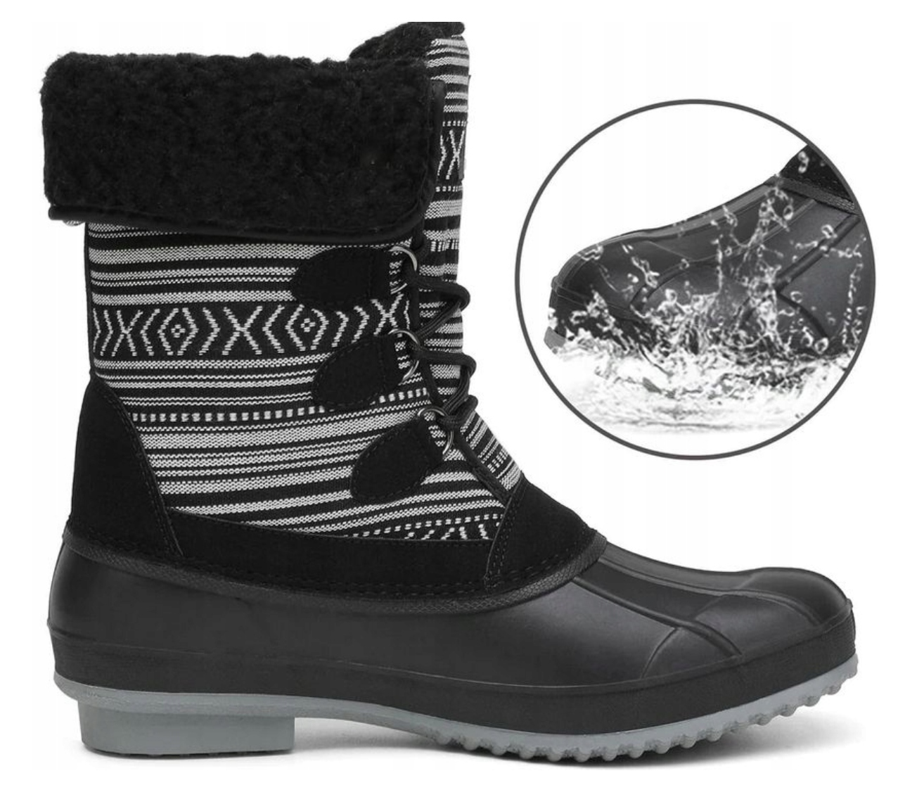 Buty zimowe Mishansha Damskie śniegowce R.39/25cm Rozmiar 39