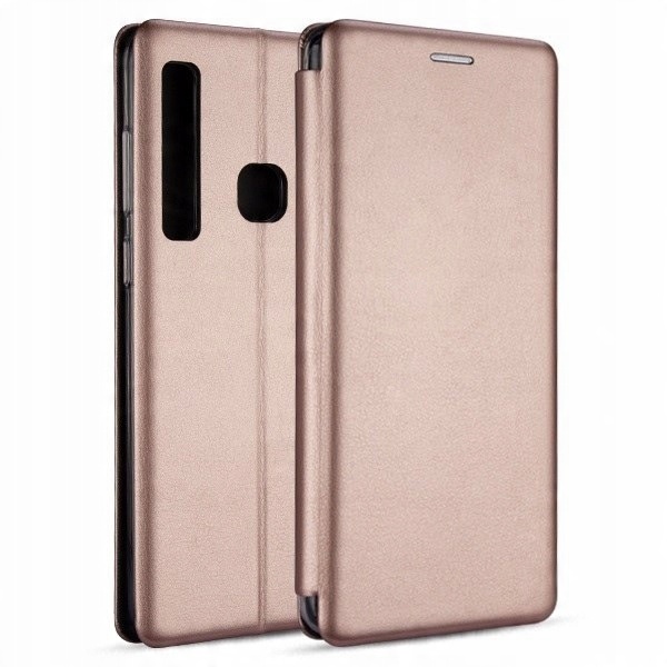 

Etui Book Magnetic Huawei P40 Lite E różowo-złoty