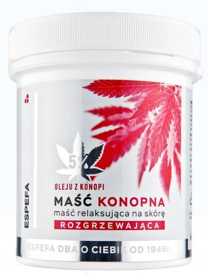

Espefa Maść konopna rozgrzewająca 5% 250 ml