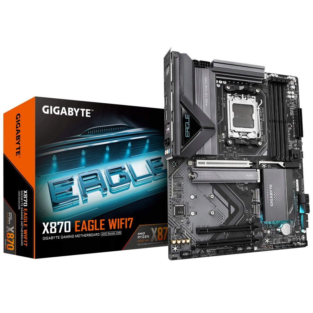 Płyta główna Gigabyte X870 EAGLE WIFI7 DDR5 USB4 PCIe5.0 WiFi BT AM5 ATX
