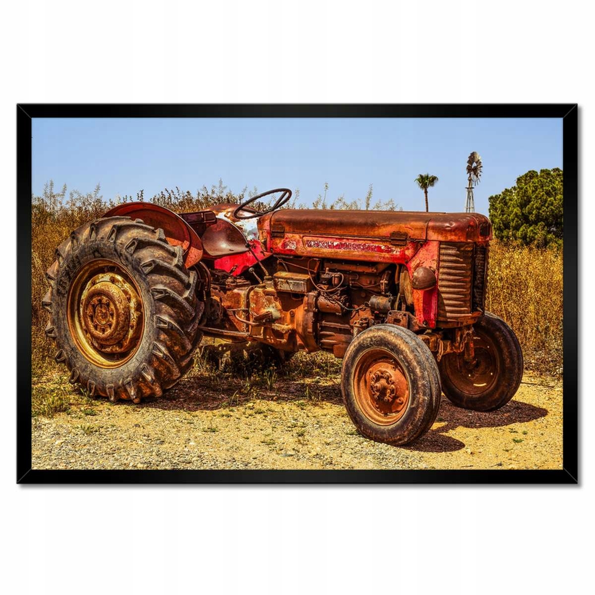 Plakáty v rámu 60x40 Traktor Historické vozidlo