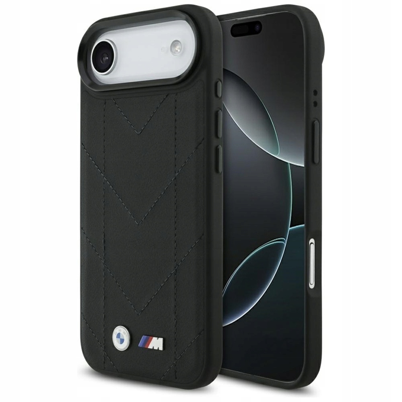 Bmw M Quilted Logo MagSafe – Pouzdro pro iPhone Air (černé)