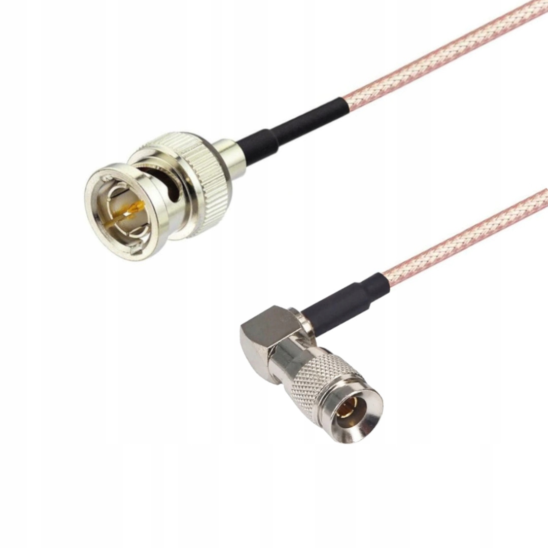 Kabel Bnc zástrčka Din 1.0/2.3 Ra 75ohm RG179 5 m