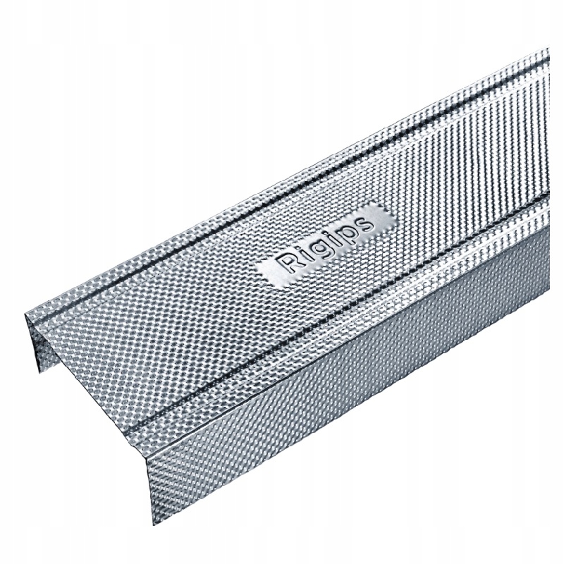 PROFIL RYFLOWANY OBRYSOWY PRZYŚCIENNY RIGIPS UW75 ULTRASTIL 0,55MM 3000MM