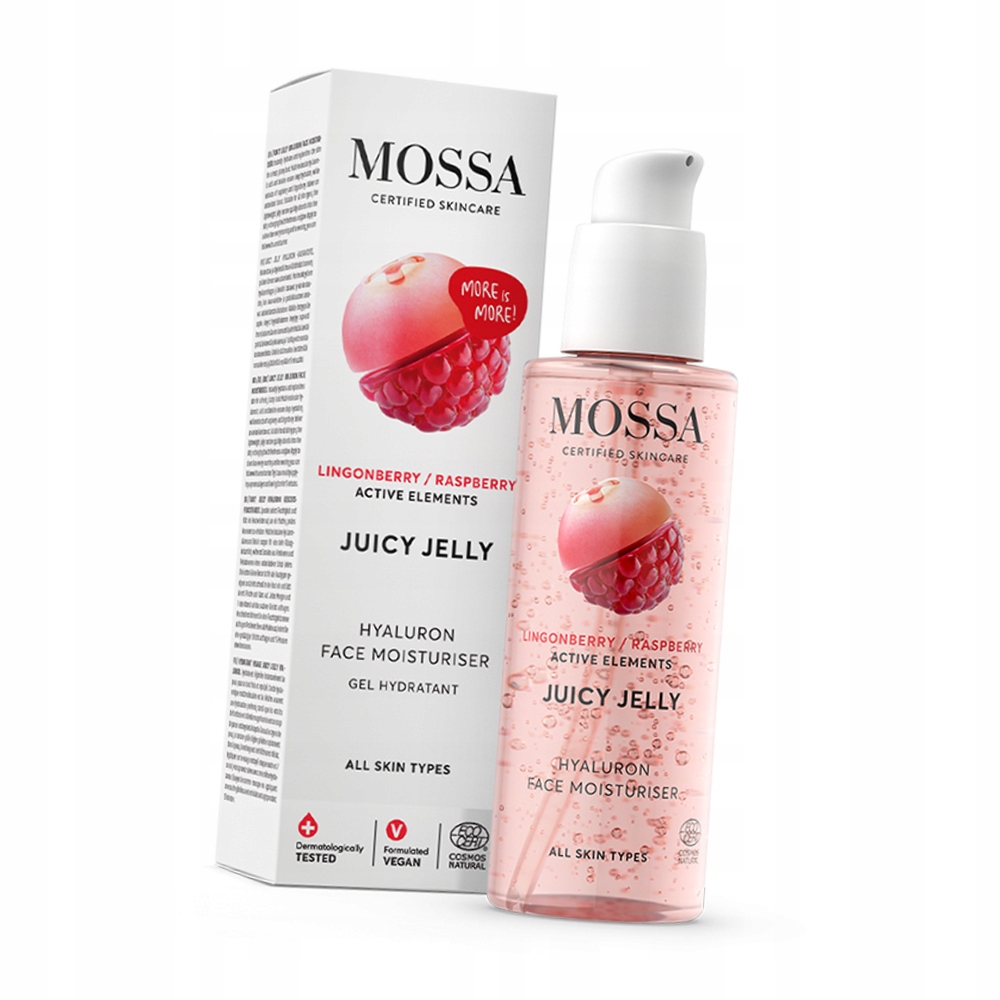 Želé s malinou a brusinkovou borůvkou Mossa by Madara 100 ml