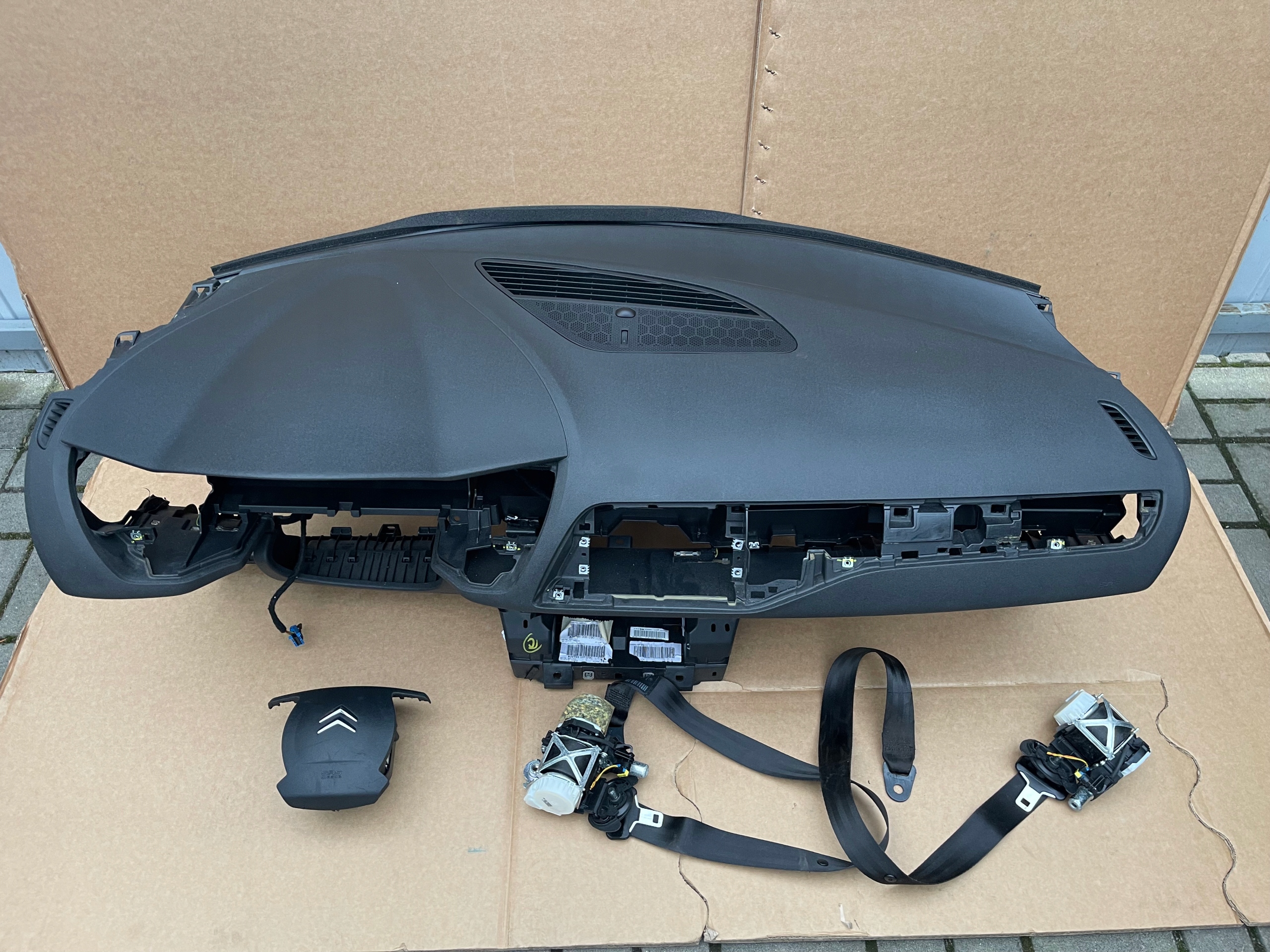 Konsola Deska PODUSZKI PASY CITROEN C5 III X7 ORYGINAŁ