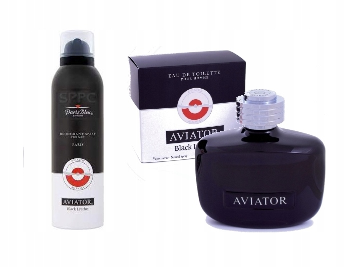 Paris Bleu Aviator Black Leather 100 ml 200 ml Deo