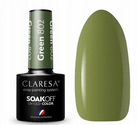 

Claresa Lakier Hybrydowy Uv/led Green 802