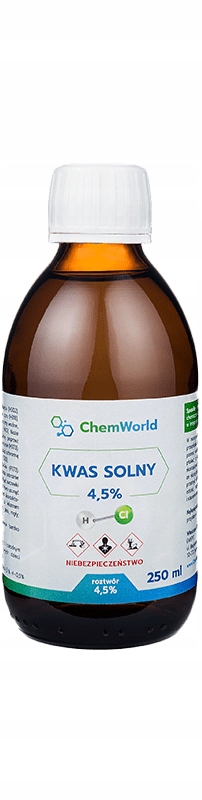 Kwas Solny 4,5% - 250 ml