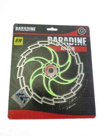 TARCZA HAMULCOWA BARADINE DB-05 GREEN 180mm