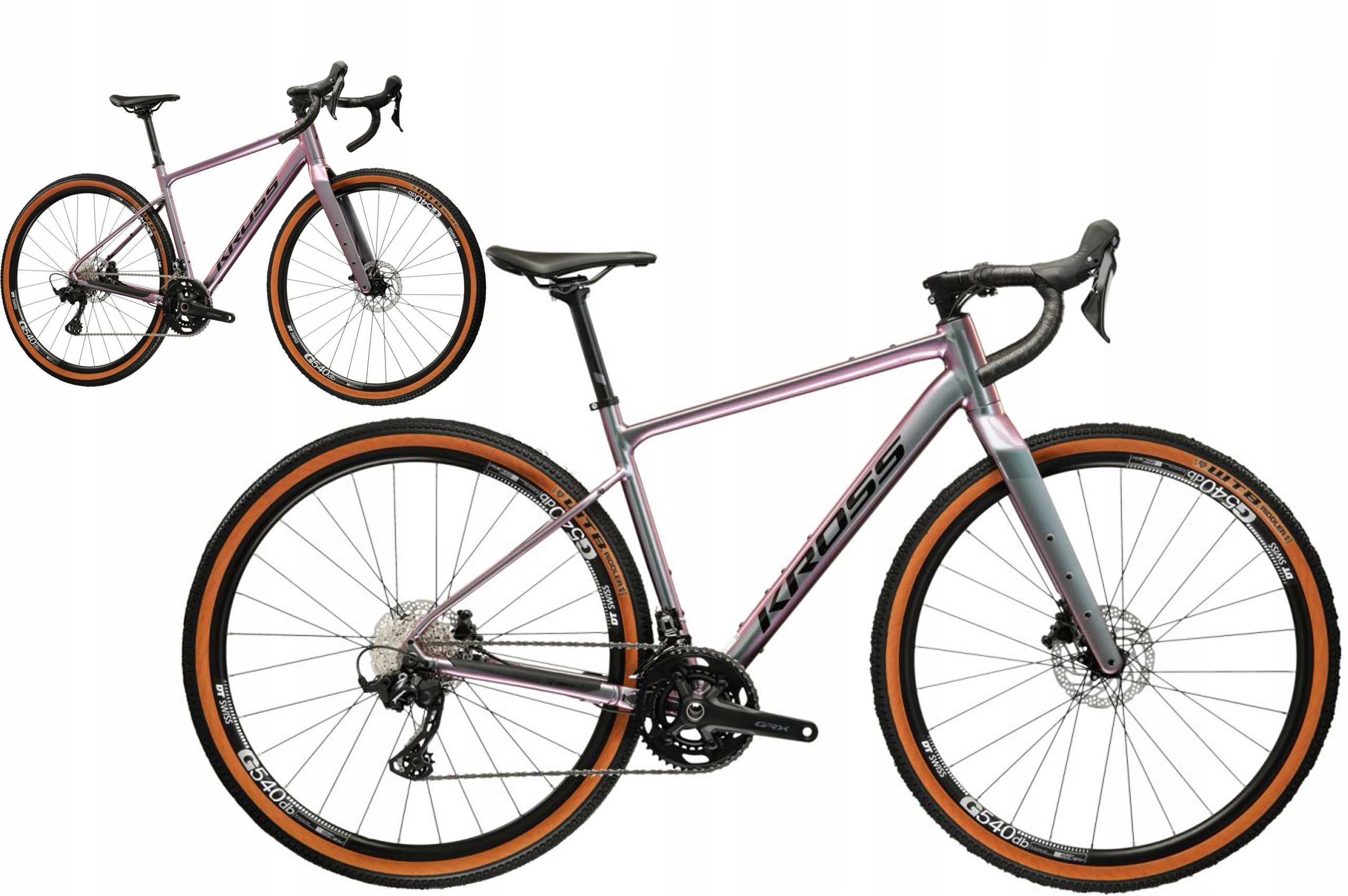 Rower 28" Gravel Kross Esker 6.0 rama L 20" kameleon czarny R26