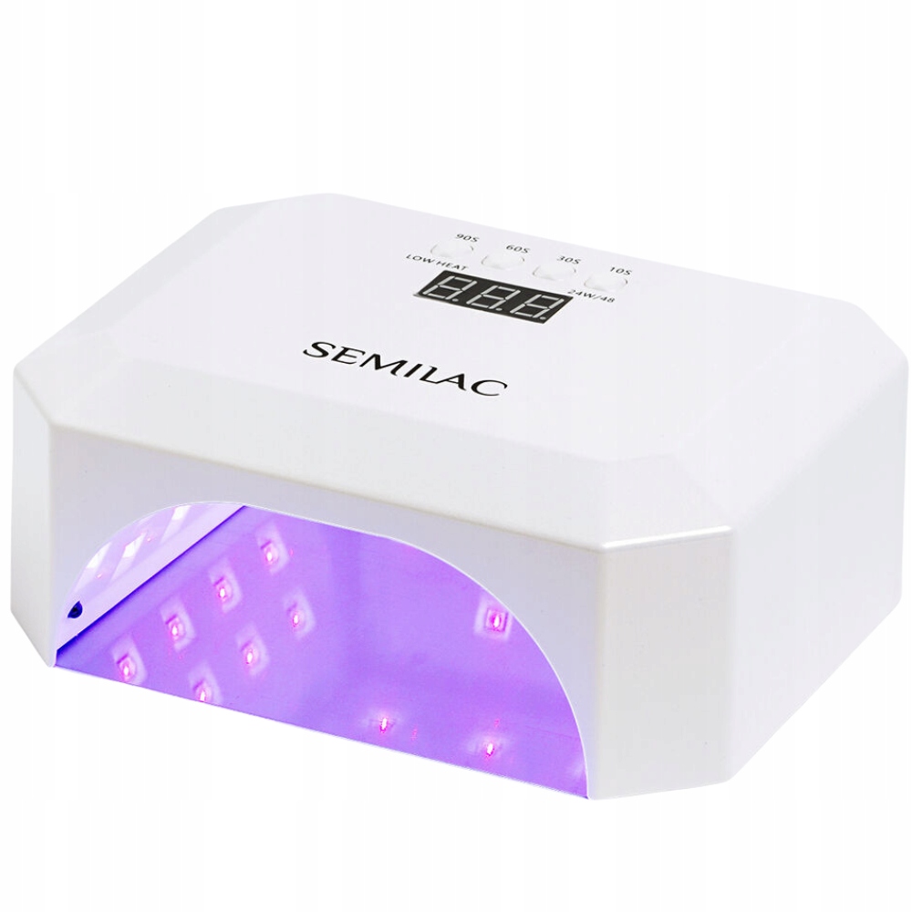Semilac Uv Led lampa na nehty 24W/48 36 Diod Bílá Diamond Collection