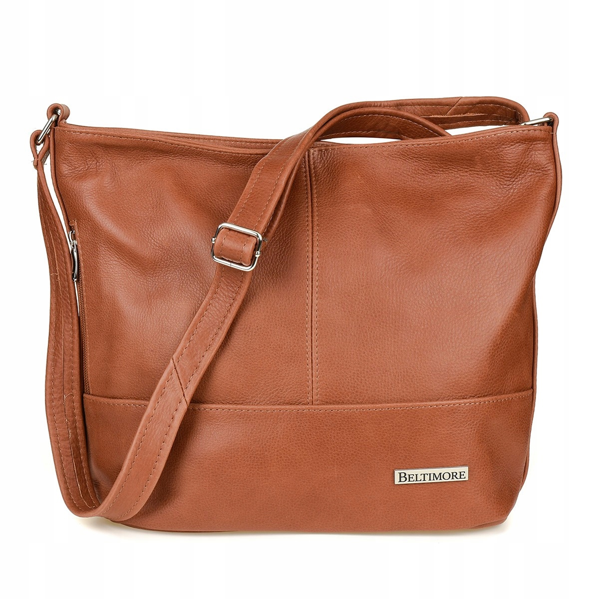 Beltimore kožená kabelka přes rameno s nastavitelným pásek páskem G81