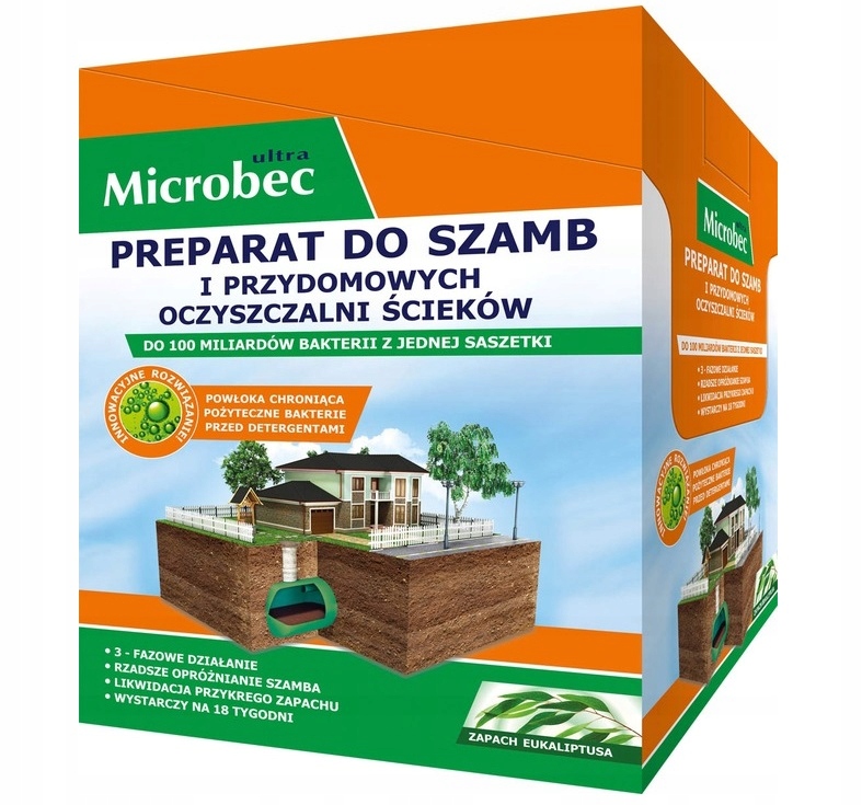 

Microbec bakterie do Szamb 18 x 25g eukaliptus