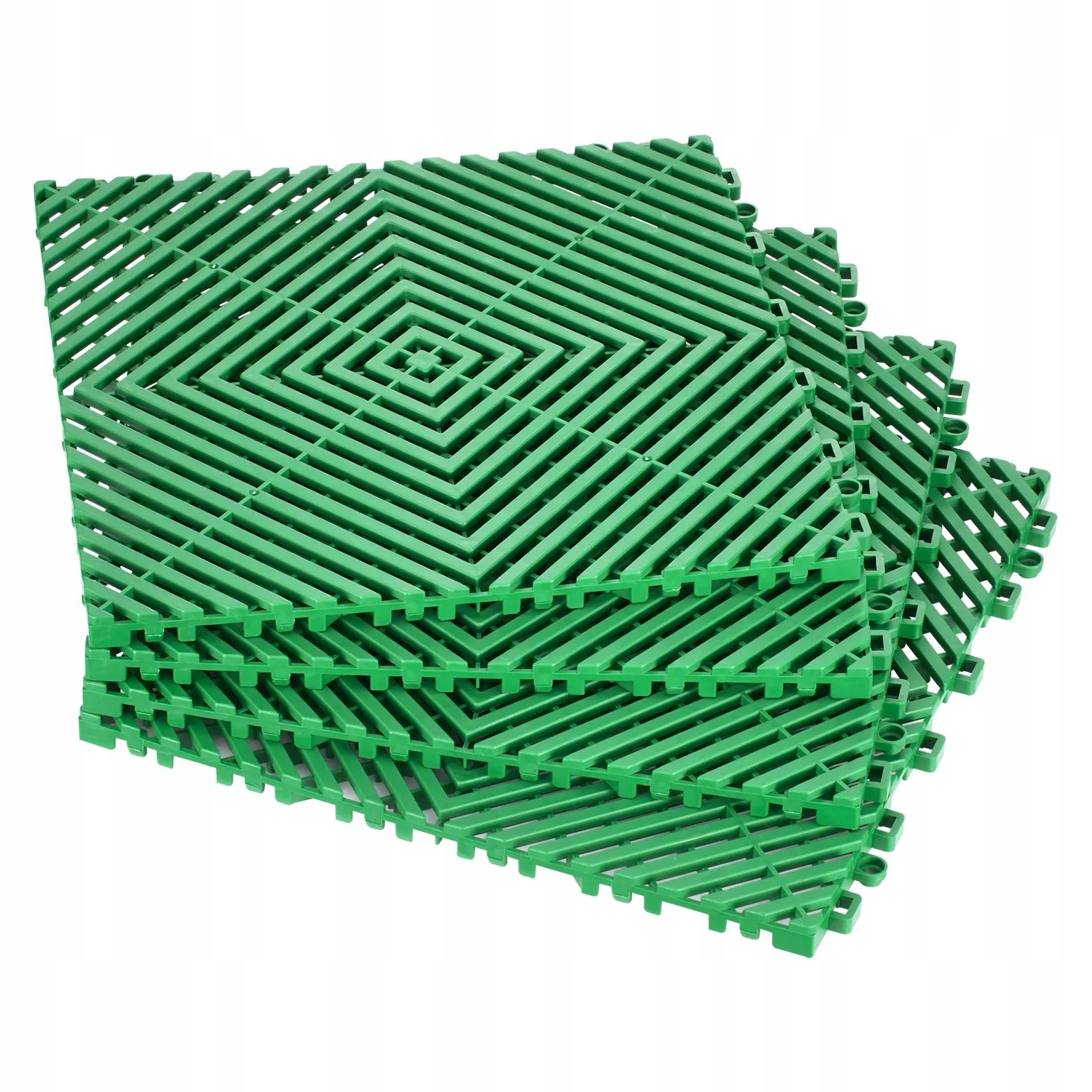 Modulárna drenážna rohož 31x31 cm protišmyková Pp 50ks garáž záhrada zelená