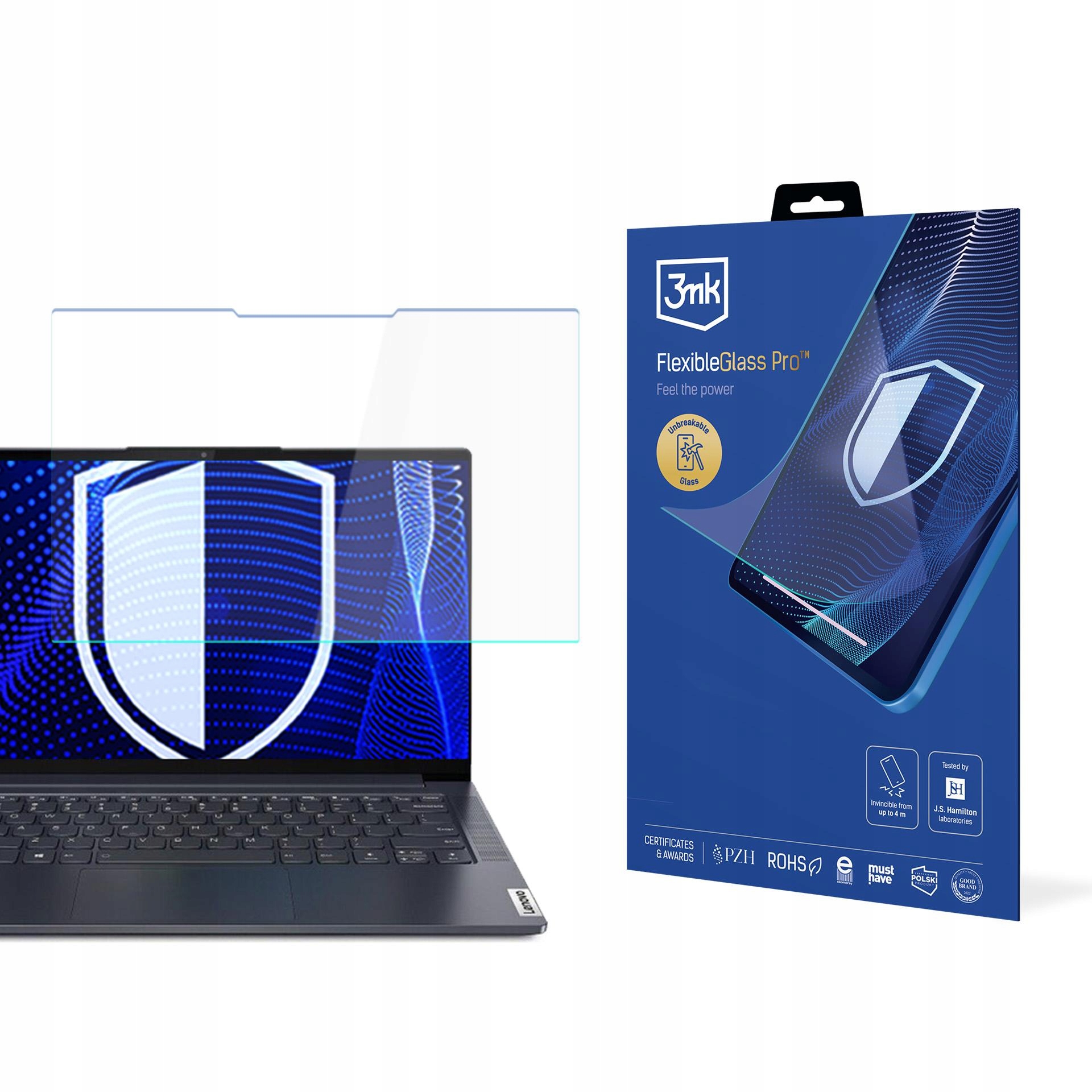 Sklo na displej pro Lenovo Yoga 7 14ITL5 14" 3mk FlexibleGlass Pro