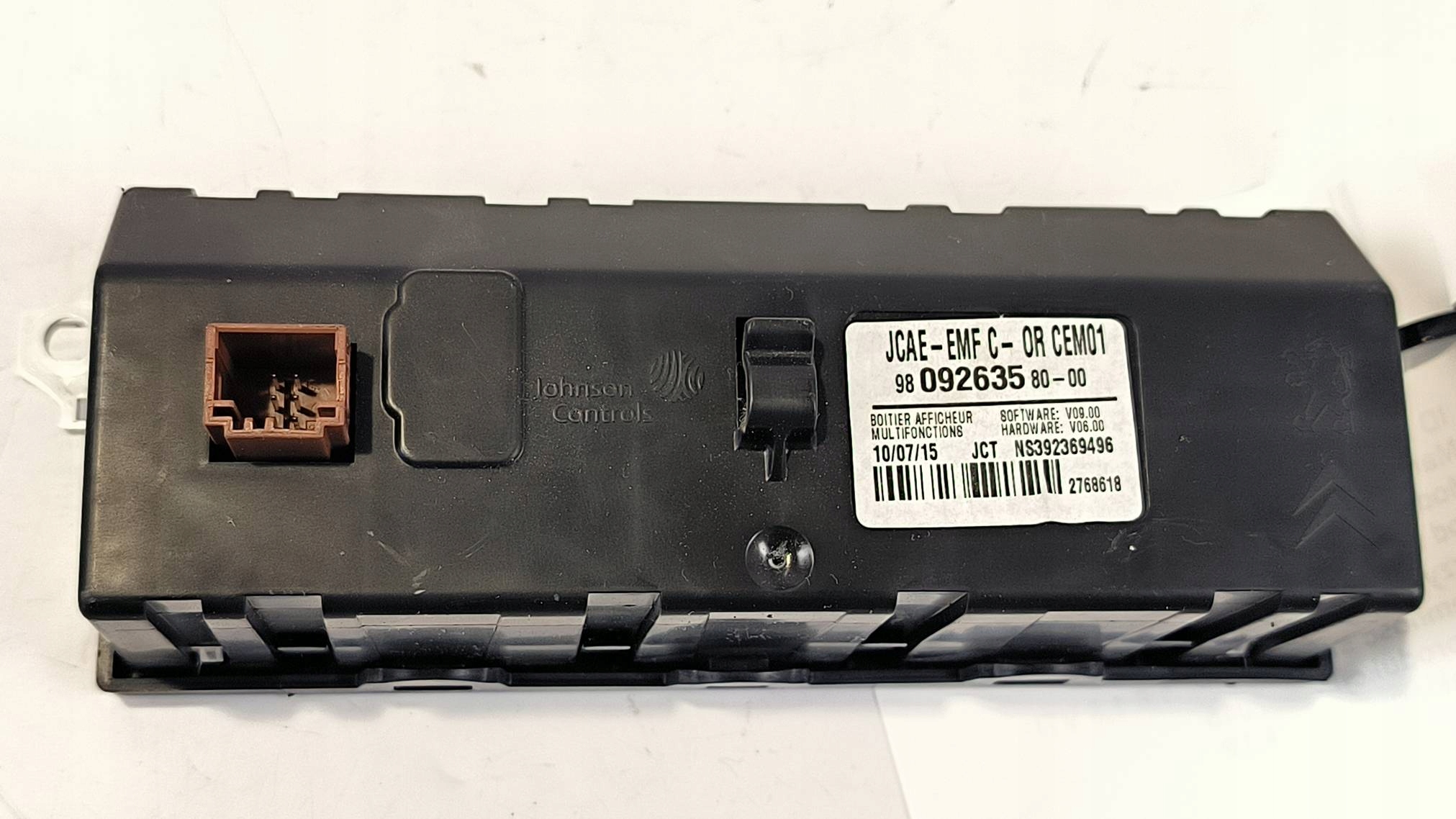 display PANEL 9809263580 CITROEN C- ELYSEE