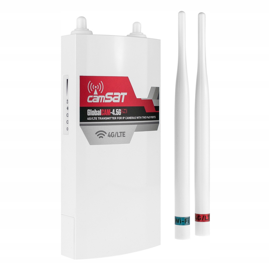 Router Lte 4G 3G Vonkajší Camsat GLOBALCAM-4.5G 2PoE