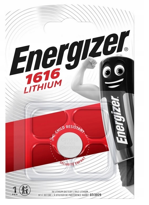 

Bateria do zegarka Litowa Energizer CR1616 3,0 V