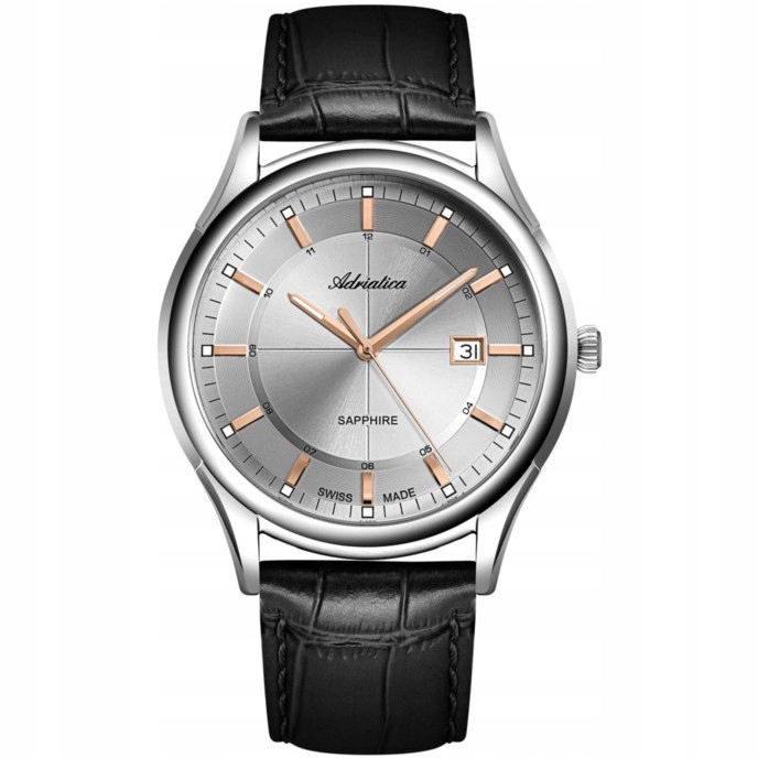 Pánské Hodinky Adriatica A2804.52R7Q černý řemínek