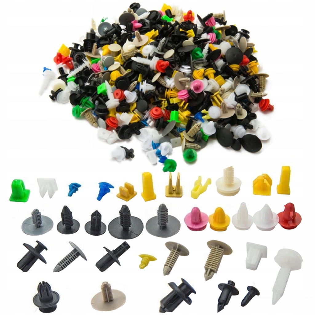 Spinki Do Tapicerki Zestaw Spinek MIX 500SZT
