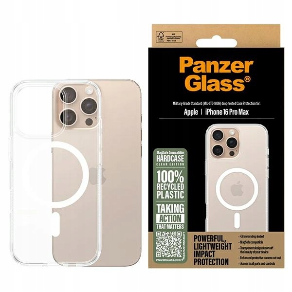 PanzerGlass HardCase iPhone 16 Pro Max6.9" bílý/bílý MagSafe 1294