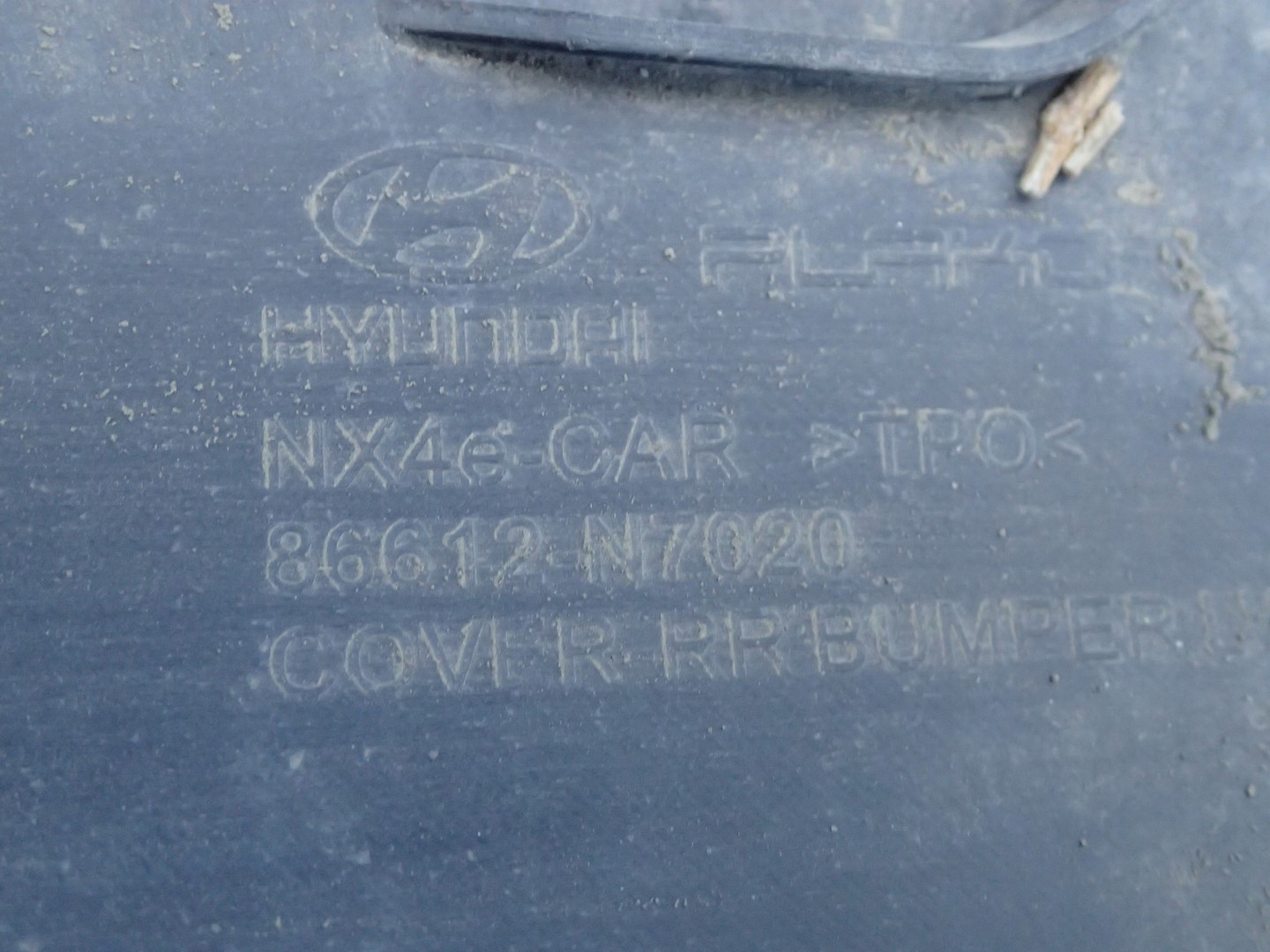 bumper rear part rear HYUNDAI TUCSON 4 IV NX4E 20