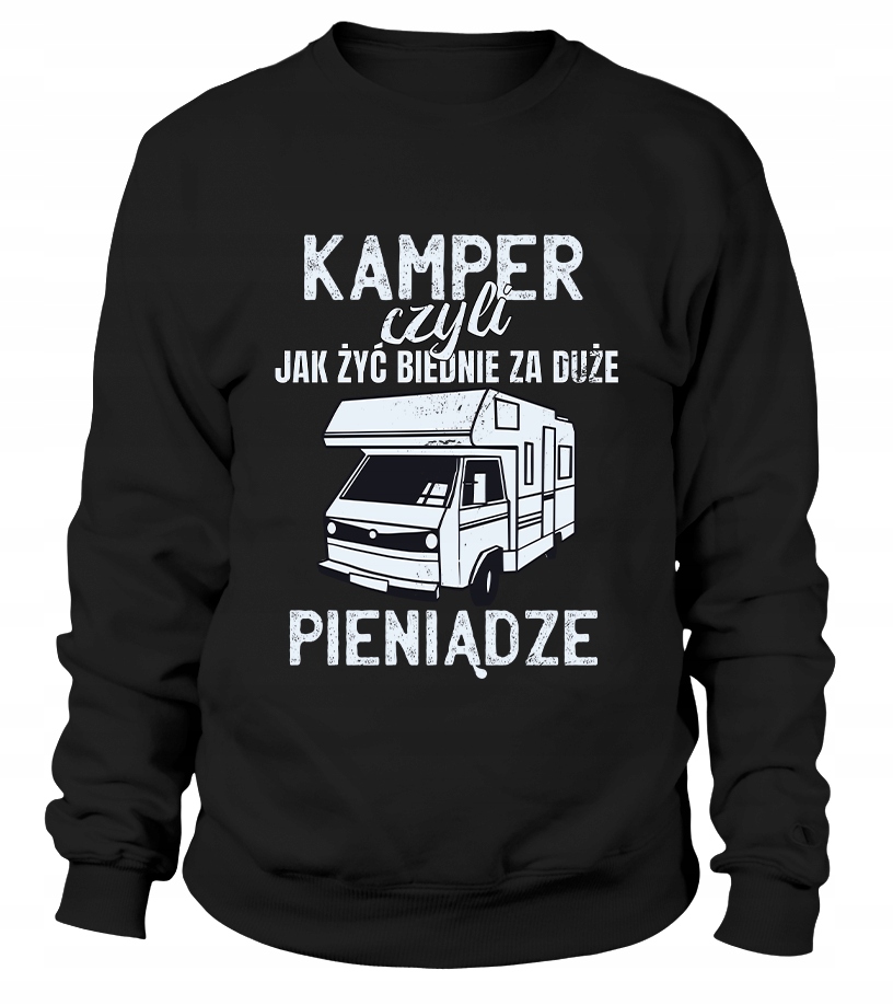 Pánská Mikina Kamper Jak žít chudobu M Černá Pro něj Chlapa Manžela Chlapa