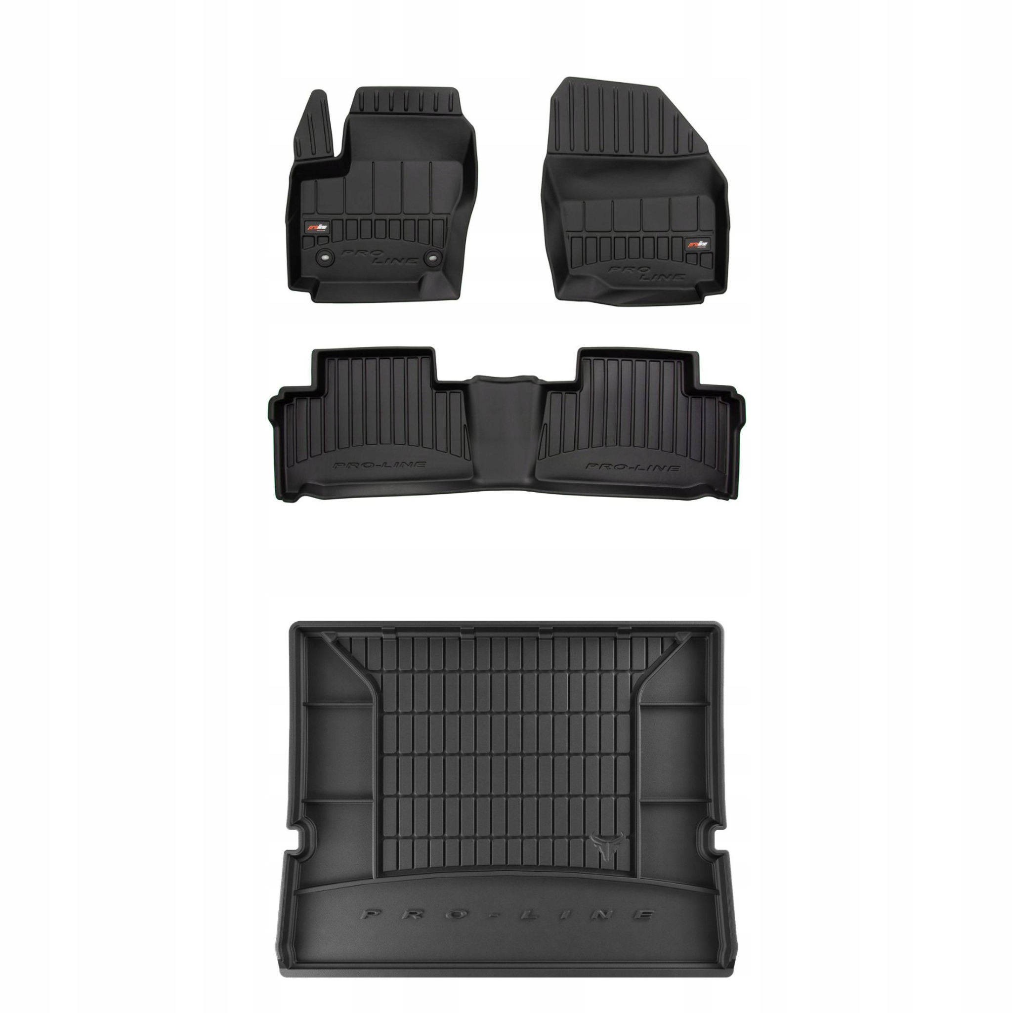 Sada gumových kobercov a rohoží pre Ford Galaxy II 2009-2015