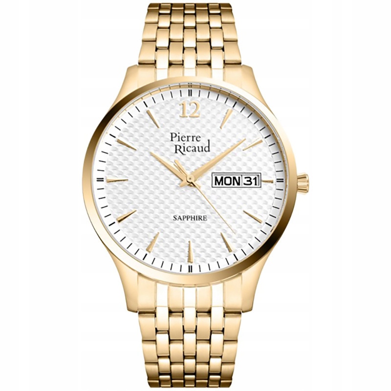 Pánské Hodinky Pierre Ricaud P91093.1153Q zlaté