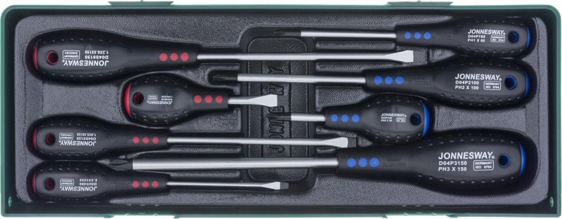 НАБІР ВИКРУТОК JONNESWAY 8ШТ. FULL STAR