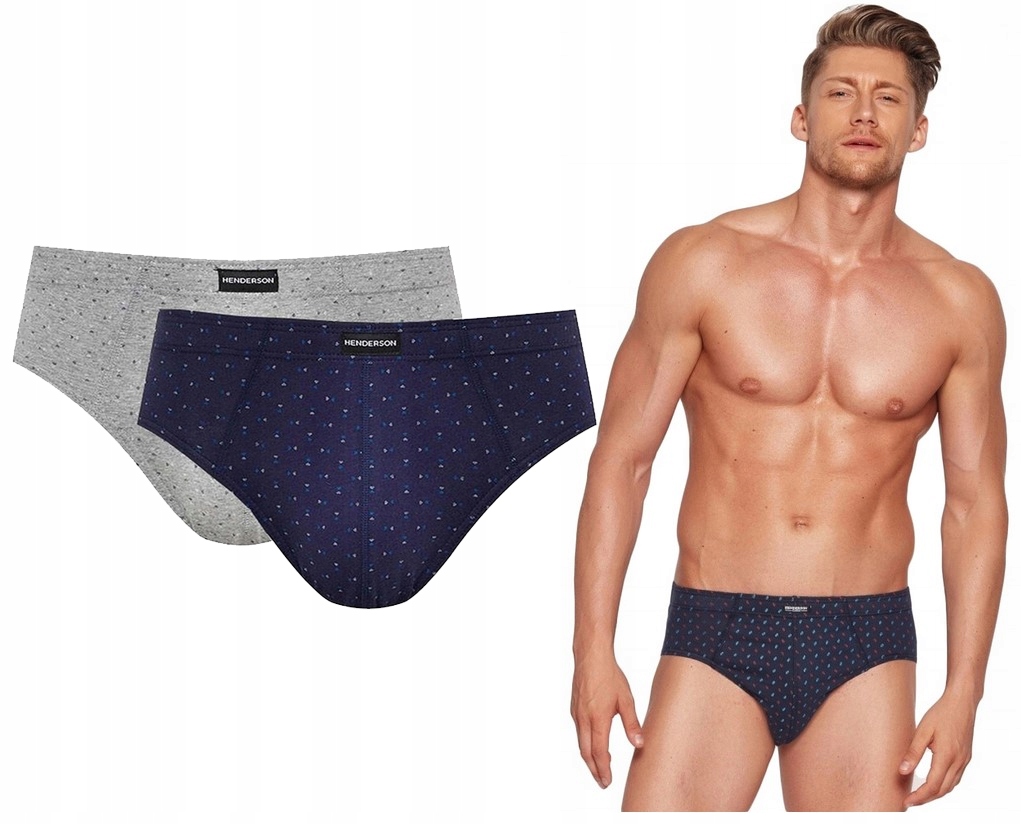 HENDERSON MAJTKI SLIPY MĘSKIE BAWEŁNA 1440 2-PAK MIX 4XL