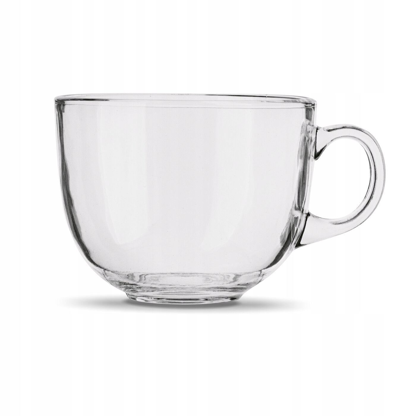 Szklana FILIŻANKA duży KUBEK do kawy Tadar JUMBO Kolor przezroczysty