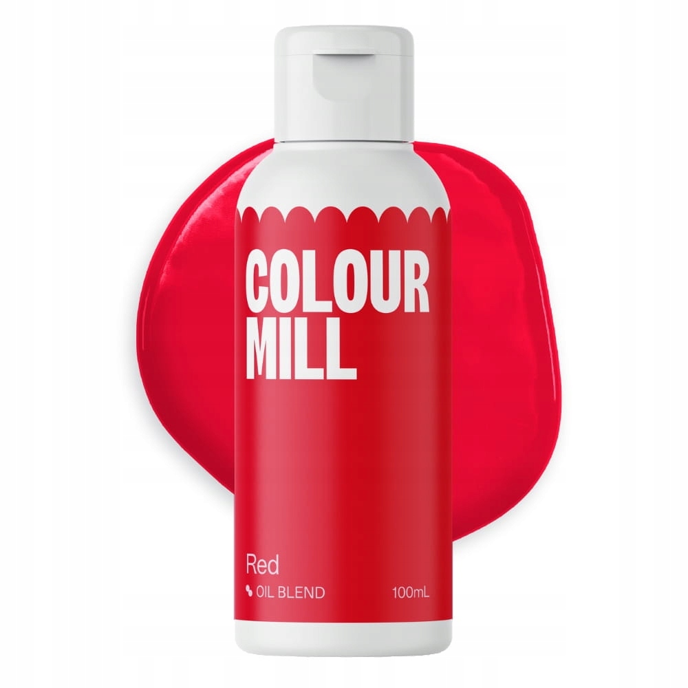 Barwnik spożywczy do mas tłustych Colour Mill 100ml Red Czerwony