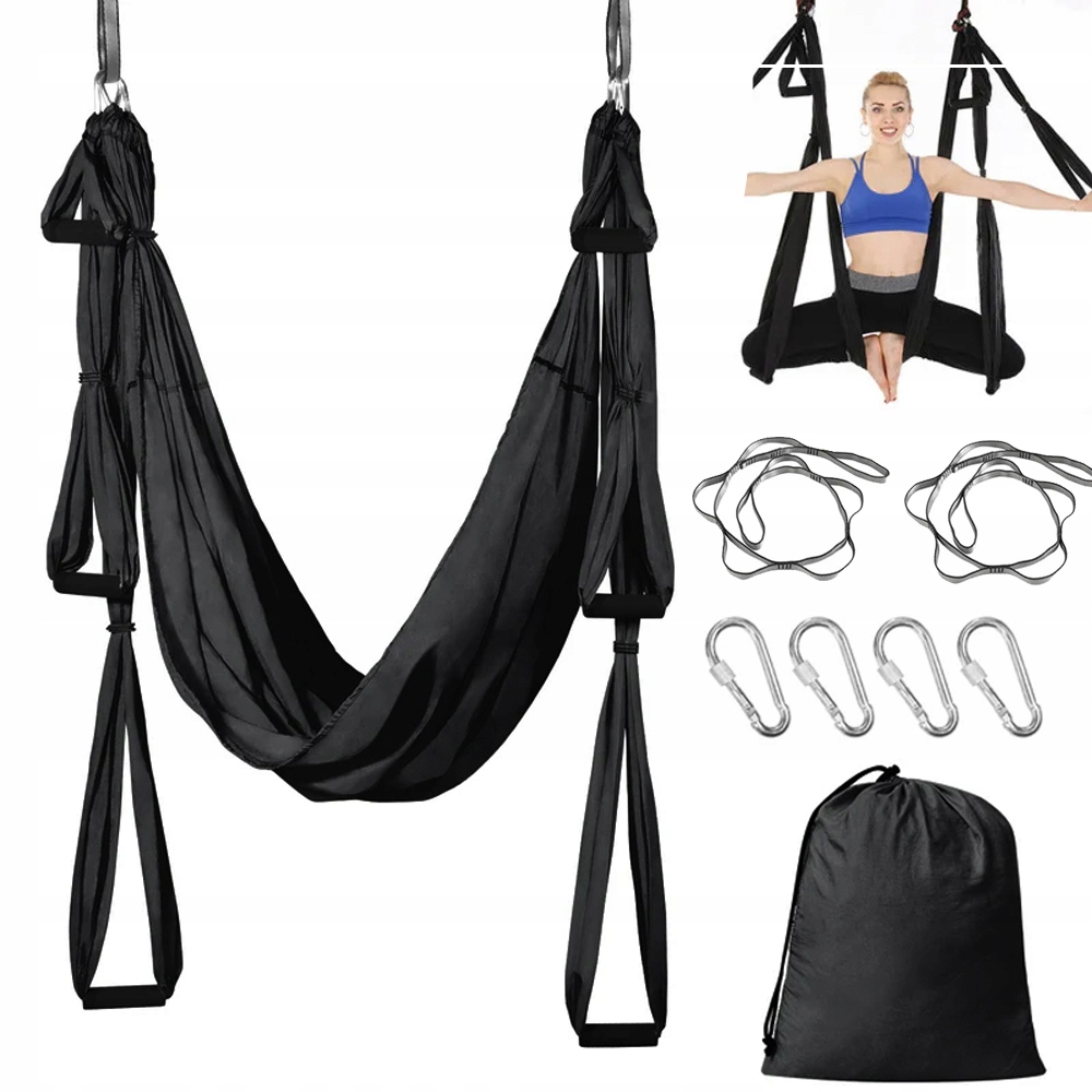 Akrobatická Šála Aerial Silk Multifunkční 220 cm Nosnost 300 Kg