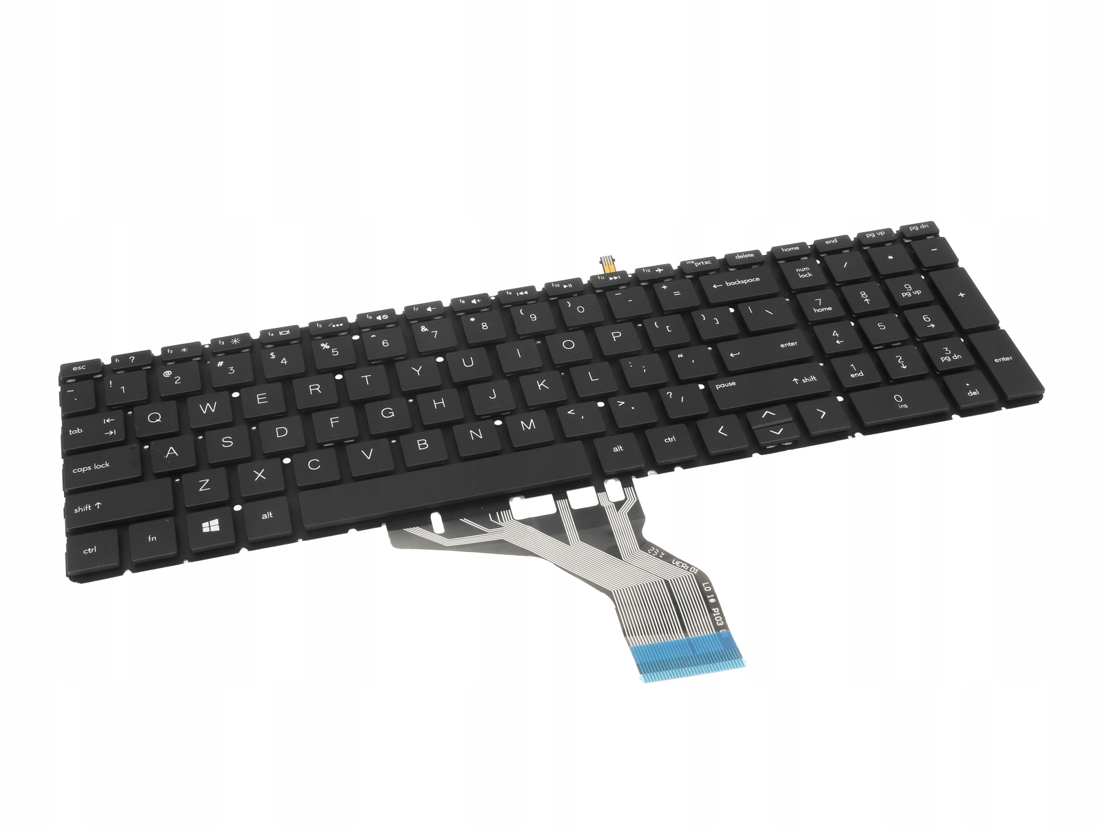 Klawiatura laptopa do Hp 250 G7 255 G7 15-DA 15-DB (podświetlenie)