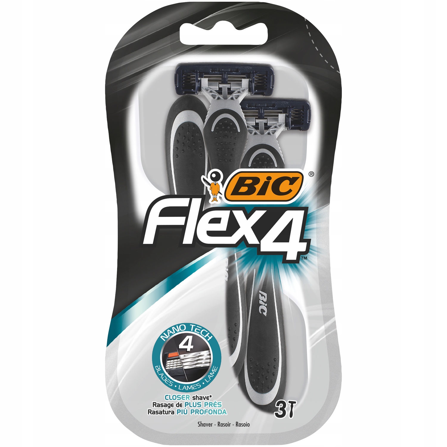 BIC Flex 4 maszynka do golenia 4-ostrzowa 3x3 szt. Kod producenta 8880283