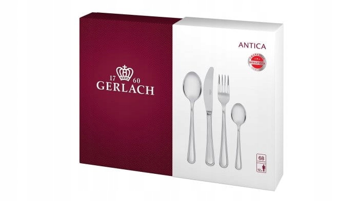

Gerlach Antica komplet sztućców 68el. pudełko NK04