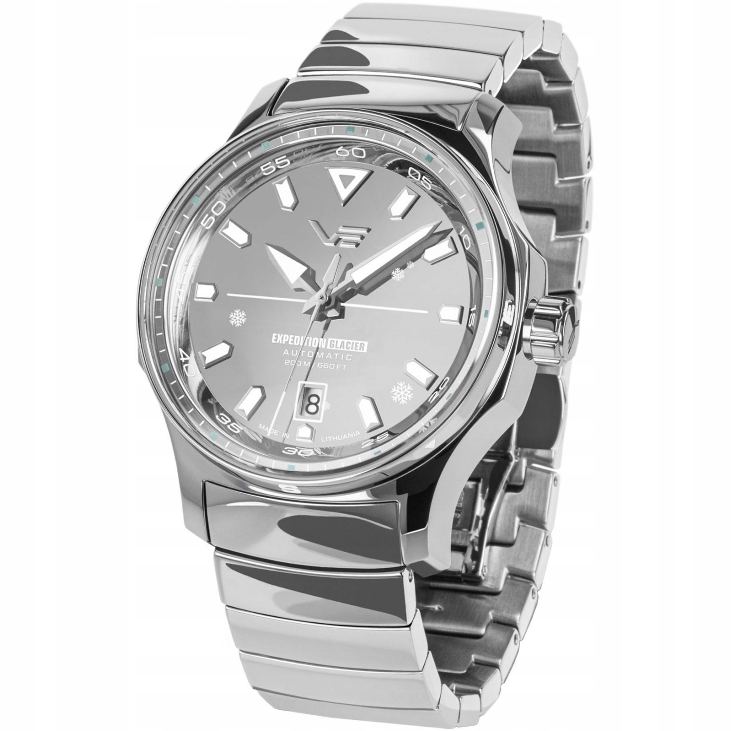 Pánské Hodinky Vostok Europe NH35A-592A784B stříbrný náramek