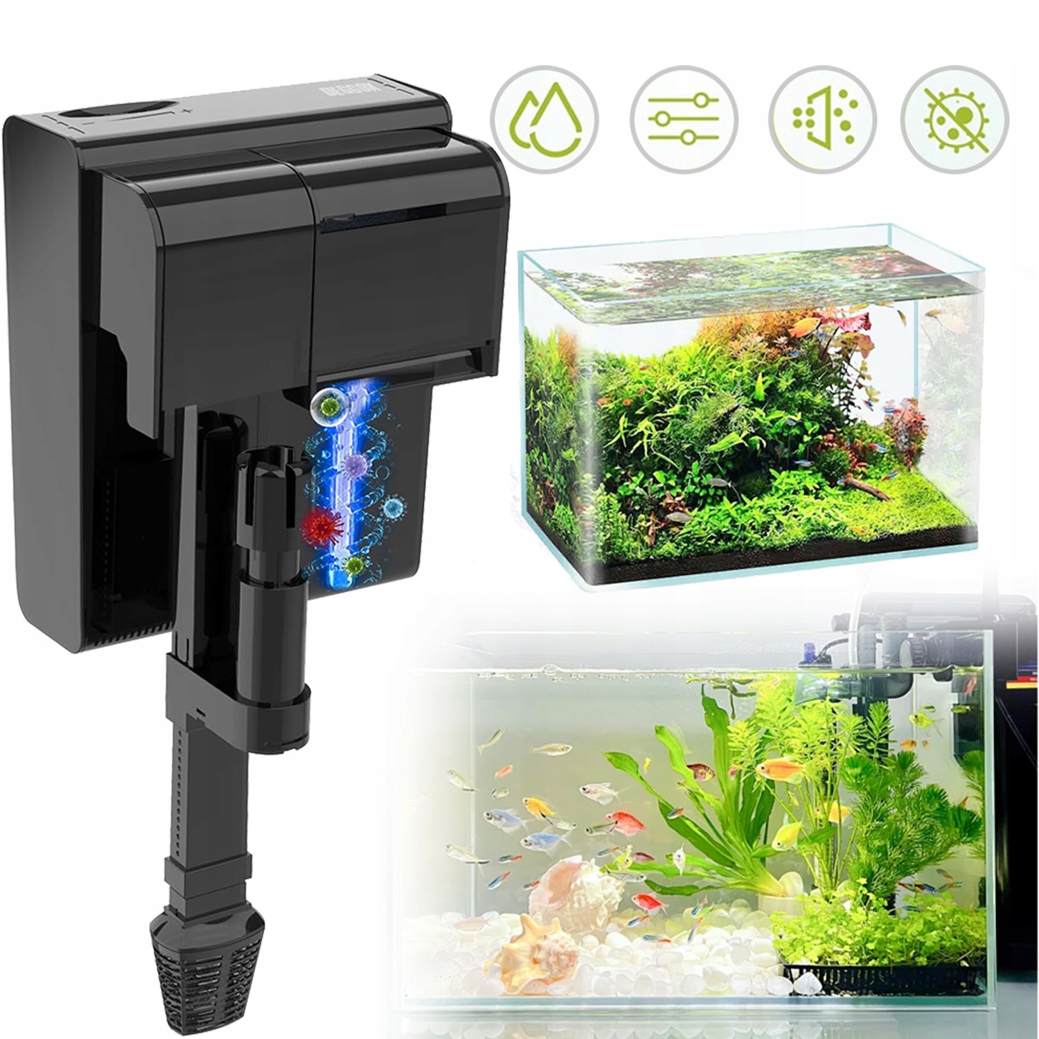 Filtr Do Akvária, Vnější Filtr Do Akvárií, Nastavitelný Filtr Přívěsu