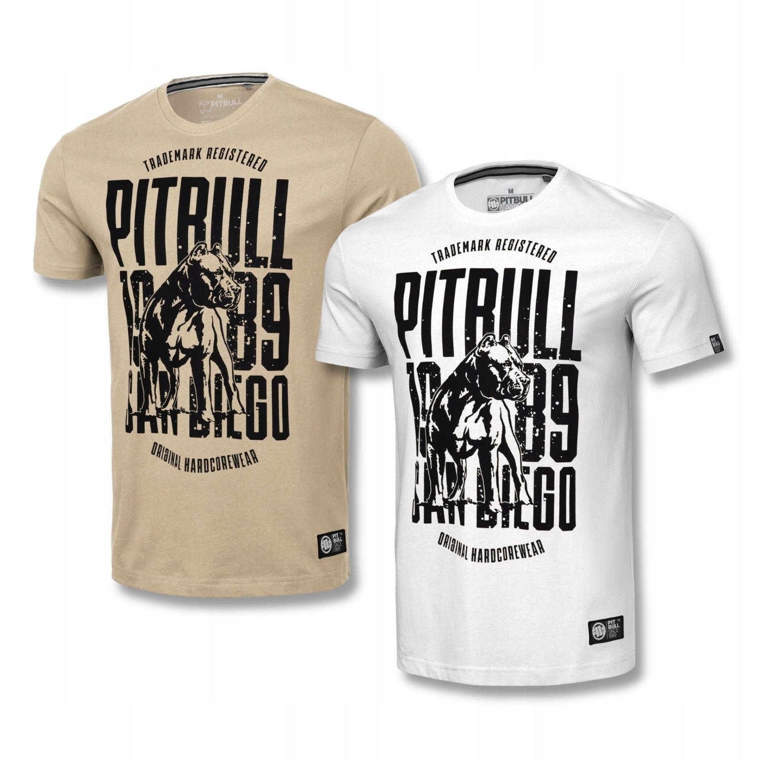 Sada 2 kusů pánských triček Pitbull 2x bavlněné tričko San Diego Dog