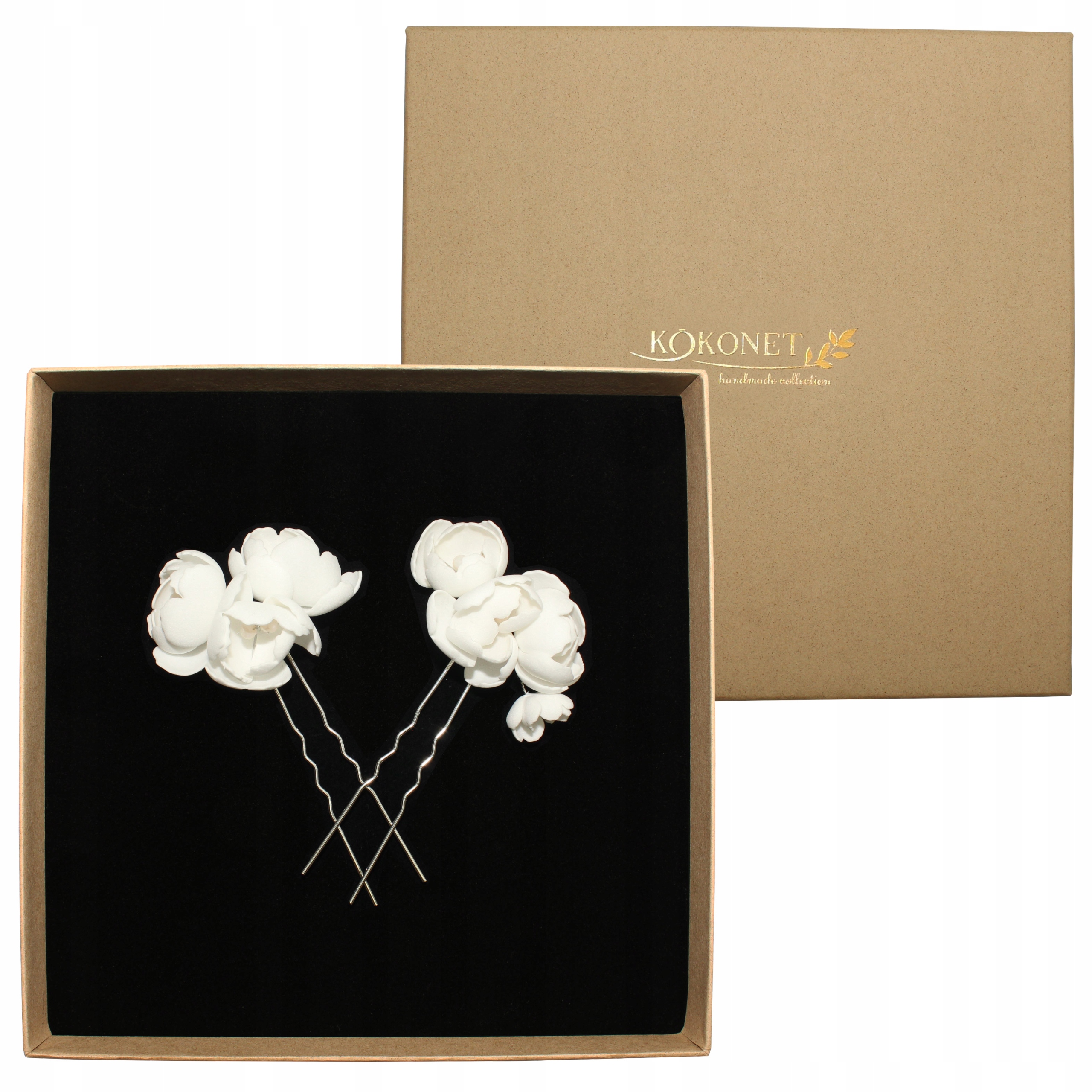 

Wsuwki do włosów ślubne kwiaty fryzura