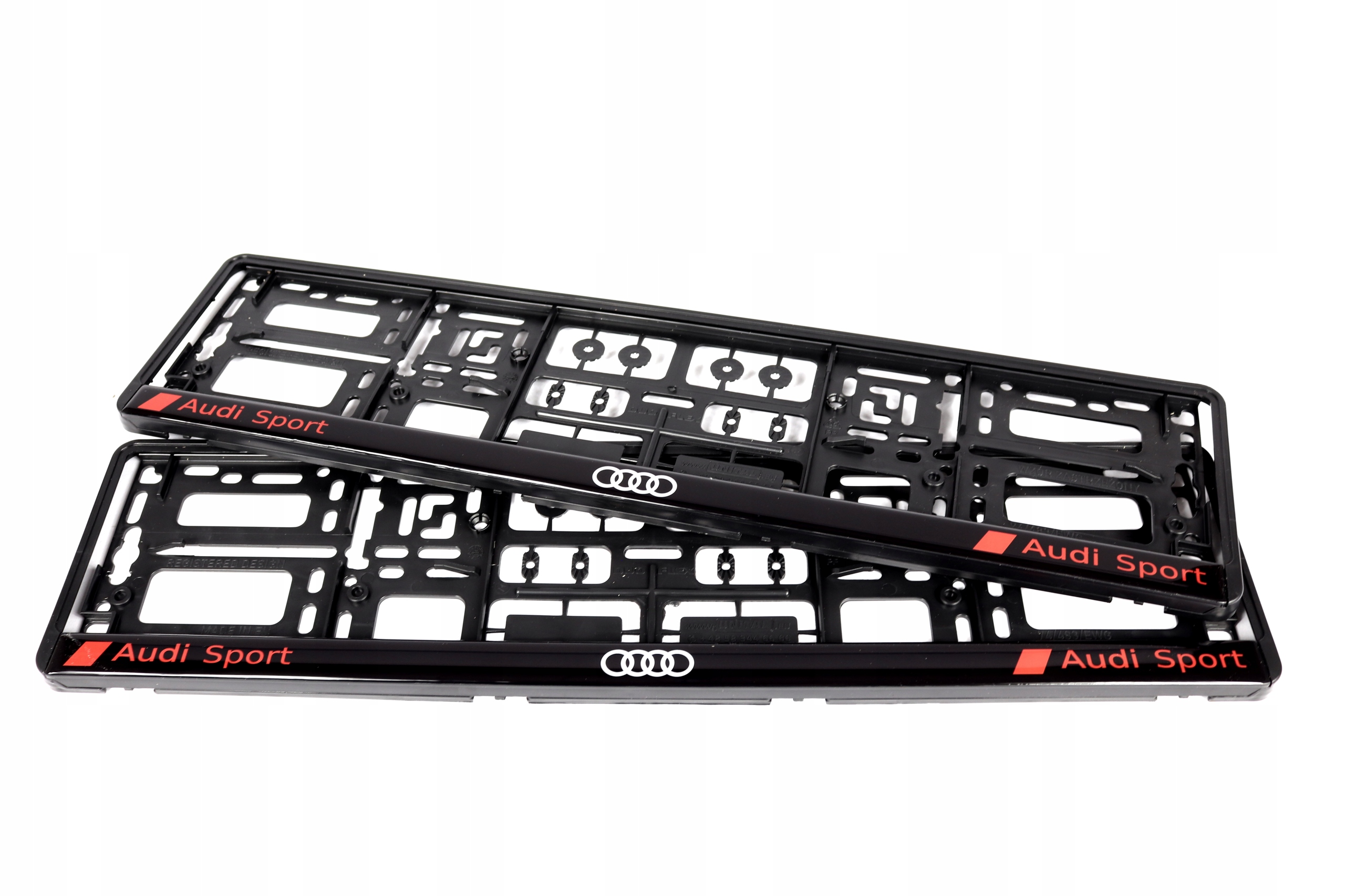 RAMKI TABLICY REJESTRACYJNEJ LOGO AUDI SPORT 2SZT JAKOŚĆ PREMIUM ASO Producent Audi oe