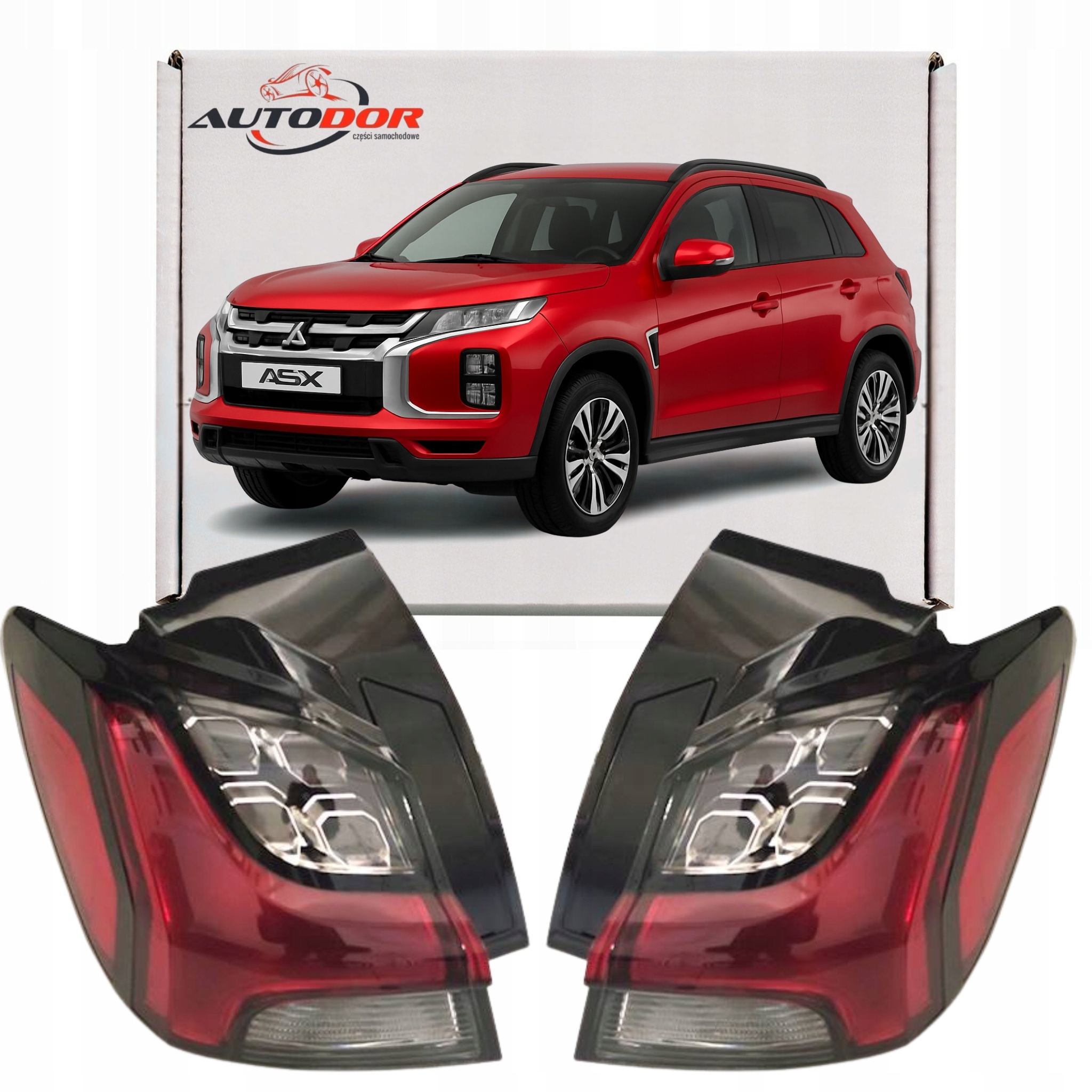 Mitsubishi Asx 2020 – Zadní Světla, Vnější Světla, Levá Pravá Sada