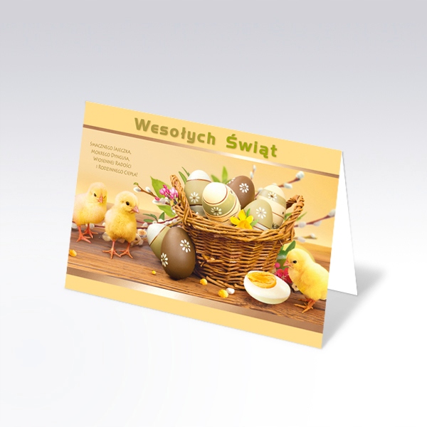 KARNET KARTKA ŚWIĄTECZNA WIELKANOC + KOPERTA 1 szt