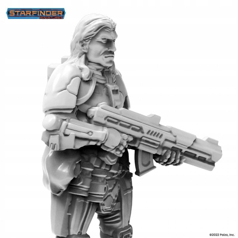 Starfinder Miniatures: Human Soldier