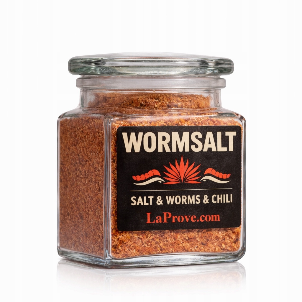 Levně Mexická červí sůl sal de gusano s chilli na Tequilu a Mezcal 500g ve skle