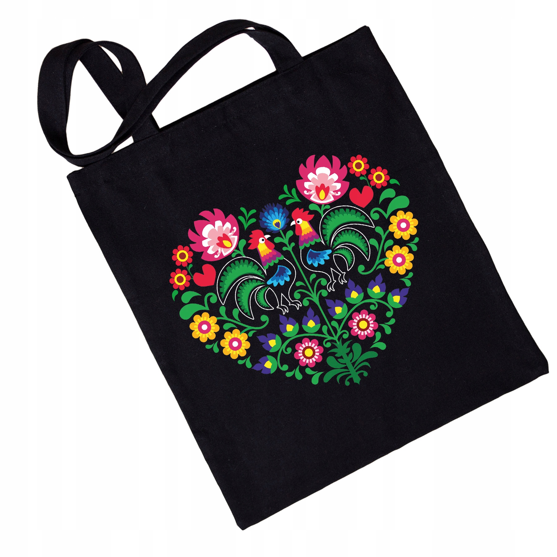 

Torba eko Koguty Serce, czarny