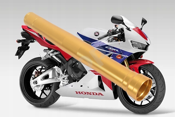 TopX Goleń Trubka laga tlumič Odpružení Honda Cbr 600 Rr 13+ 1 Ks