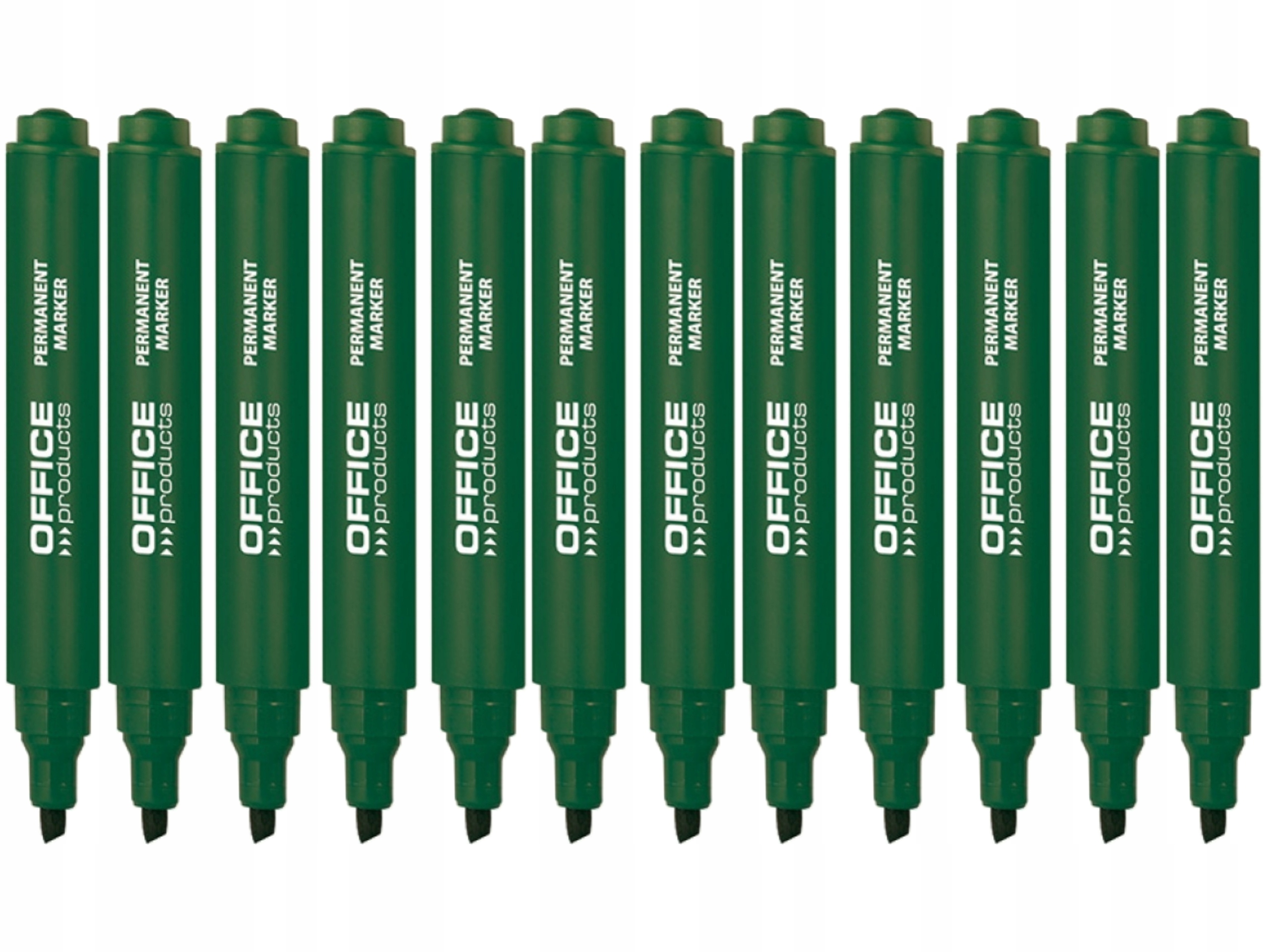 

Marker permanentny ścięty 1-5mm zielony 12 sztuk